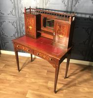 Edwardian Inlaid Rosewood Desk (10 of 23) Edwardian Inlaid Rosewood Desk (10 of 23)