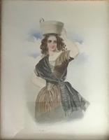 Victorian Watercolour of a Young Lady. (7 of 9) Victorian Watercolour of a Young Lady. (7 of 9)