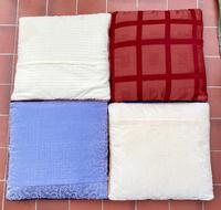 Four Vintage Chinese Carpet Cushion Covers. c1950 (2 of 5) Four Vintage Chinese Carpet Cushion Covers. c1950 (2 of 5)