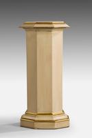 Parcel Gilt Hexagonal Ivory Coloured Column (2 of 2) Parcel Gilt Hexagonal Ivory Coloured Column (2 of 2)