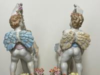 Pair of Small Dresden Victorian Style Porcelain Cherub Table Mirrors (25 of 60) Pair of Small Dresden Victorian Style Porcelain Cherub Table Mirrors (25 of 60)