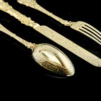 Antique Victorian Solid Silver Gilt Traveling / Christening Cutlery Set - Martin Hall & Co. 1872 (8 of 22) Antique Victorian Solid Silver Gilt Traveling / Christening Cutlery Set - Martin Hall & Co. 1872 (8 of 22)