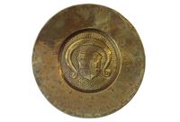 Brass Plate with Coat of Arms – Motto of Pau, Birthplace of Henry IV c.1920