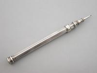 George IV Silver Sliding Mechanical Propelling Pencil With Carved Silver Seal, By S Mordan & G Riddle, London, 1827 (11 of 12) George IV Silver Sliding Mechanical Propelling Pencil With Carved Silver Seal, By S Mordan & G Riddle, London, 1827 (11 of 12)