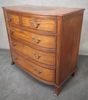 Edwardian Inlaid Satinwood Bow Fronted Chest of Drawers (8 of 9) Edwardian Inlaid Satinwood Bow Fronted Chest of Drawers (8 of 9)