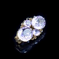 Antique Amethyst Gold on Silver Filigree Brooch Pin (4 of 9) Antique Amethyst Gold on Silver Filigree Brooch Pin (4 of 9)