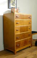 1930s Heals Golden Oak 5 Drawer Chest of Drawers (3 of 14) 1930s Heals Golden Oak 5 Drawer Chest of Drawers (3 of 14)