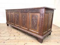 Huge 18th Century Carved Oak Coffer (7 of 9) Huge 18th Century Carved Oak Coffer (7 of 9)