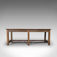Large Antique Refectory Table, English, Teak, Mahogany, Dining, Industrial, 1900 (3 of 12) Large Antique Refectory Table, English, Teak, Mahogany, Dining, Industrial, 1900 (3 of 12)
