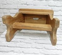 Slab Sided Country Pine Stool (5 of 5) Slab Sided Country Pine Stool (5 of 5)