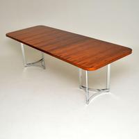 Merrow Associates Rosewood & Chrome Dining Table by Richard Young (5 of 14) Merrow Associates Rosewood & Chrome Dining Table by Richard Young (5 of 14)