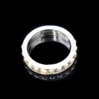 Art Deco Pearl Full Eternity Sterling Silver Band Ring (2 of 10) Art Deco Pearl Full Eternity Sterling Silver Band Ring (2 of 10)