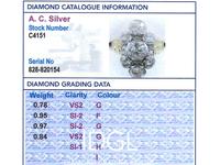 3.54ct Diamond & 18ct Yellow Gold Cluster Ring (6 of 9) 3.54ct Diamond & 18ct Yellow Gold Cluster Ring (6 of 9)