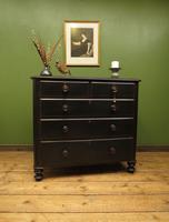 Antique Painted Black Chest of Drawers (16 of 16) Antique Painted Black Chest of Drawers (16 of 16)