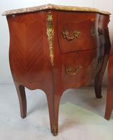 19th Century Pair of Inlaid Kingwood Marble Top Chests (4 of 7) 19th Century Pair of Inlaid Kingwood Marble Top Chests (4 of 7)