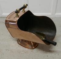 Superb Large Arts & Crafts Copper Helmet Coal Scuttle (5 of 7) Superb Large Arts & Crafts Copper Helmet Coal Scuttle (5 of 7)
