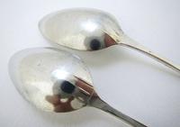 Pair of Antique George III Solid Sterling Silver Georgian Tea Spoons, Old English, Peter & Ann Bateman 1793 (3 of 7) Pair of Antique George III Solid Sterling Silver Georgian Tea Spoons, Old English, Peter & Ann Bateman 1793 (3 of 7)