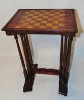 Regency mahogany nest of three tables (5 of 7) Regency mahogany nest of three tables (5 of 7)