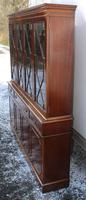 1960s Large 4 Door Mahogany Bookcase with Glazed Top (2 of 4) 1960s Large 4 Door Mahogany Bookcase with Glazed Top (2 of 4)