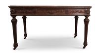 English Carved Oak Desk (2 of 8) English Carved Oak Desk (2 of 8)