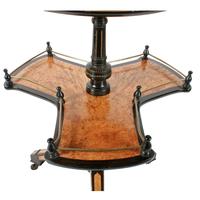 Unusual Amboyna & Ebonised Book Stand (6 of 8) Unusual Amboyna & Ebonised Book Stand (6 of 8)