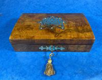 Victorian Brass Bound Burr Walnut Card Box (9 of 11) Victorian Brass Bound Burr Walnut Card Box (9 of 11)