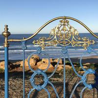 Matching Pair of Twin Antique Brass & Iron Beds (6 of 6) Matching Pair of Twin Antique Brass & Iron Beds (6 of 6)