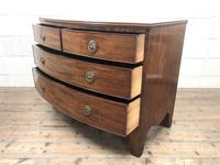 Georgian Mahogany Bow Front Chest of Drawers (7 of 10) Georgian Mahogany Bow Front Chest of Drawers (7 of 10)