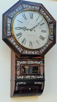 E Stringer of Stourbridge Twin Fusee Wall Clock