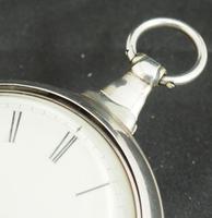 Antique Silver Pair Case Pocket Watch Fusee Escapement Key Wind Enamel Dial John Bernard London Liverpool (11 of 12) Antique Silver Pair Case Pocket Watch Fusee Escapement Key Wind Enamel Dial John Bernard London Liverpool (11 of 12)