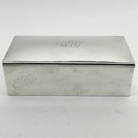 Good Quality Sterling Silver Cigar or Trinket Box