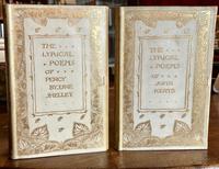 1890 Lyrical Poems of Keats & Shelley 2 X Fine Full Vellum & Gilt Bindings