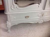 Painted French Carved Armoire in Plummet Grey (3 of 6) Painted French Carved Armoire in Plummet Grey (3 of 6)
