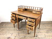Edwardian Antique Oak Kneehole Desk (8 of 13) Edwardian Antique Oak Kneehole Desk (8 of 13)
