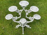 Victorian 19th Century Garden Cast Iron Painted White 6 Branch Plant Stand (24 of 47) Victorian 19th Century Garden Cast Iron Painted White 6 Branch Plant Stand (24 of 47)