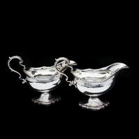 Pair of Georgian Solid Silver Pedestal Sauce Boats - William Collins 1774 (12 of 24) Pair of Georgian Solid Silver Pedestal Sauce Boats - William Collins 1774 (12 of 24)