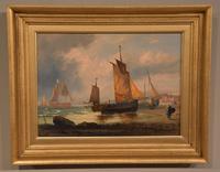Oil Painting Pair by George Dodgson Callow "A Calm, Mounts Bay" and "On the South Coast" (6 of 9) Oil Painting Pair by George Dodgson Callow "A Calm, Mounts Bay" and "On the South Coast" (6 of 9)
