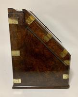Victorian Burr Walnut Brass Bound Desktop Stationery Cabinet (13 of 15) Victorian Burr Walnut Brass Bound Desktop Stationery Cabinet (13 of 15)