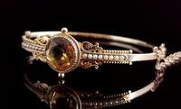 Antique Victorian Citrine & Pearl Bangle, 9ct Gold (10 of 14) Antique Victorian Citrine & Pearl Bangle, 9ct Gold (10 of 14)