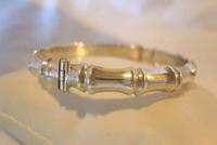 Vintage Sterling Silver Bamboo Bangle 1961 Ornate Silver Bracelet 7 1/4" Length (7 of 11) Vintage Sterling Silver Bamboo Bangle 1961 Ornate Silver Bracelet 7 1/4" Length (7 of 11)