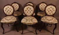 Fantastic Set of 6 Victorian Walnut Dining Chairs (14 of 14) Fantastic Set of 6 Victorian Walnut Dining Chairs (14 of 14)