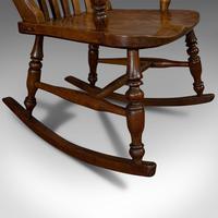 Antique Farmhouse Rocking Chair, English, Elm, Beech, Seat, Victorian c.1900 (9 of 12) Antique Farmhouse Rocking Chair, English, Elm, Beech, Seat, Victorian c.1900 (9 of 12)