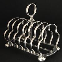 Walker & Hall Silver Plated 7 Bar Toast Rack Walker & Hall Silver Plated 7 Bar Toast Rack