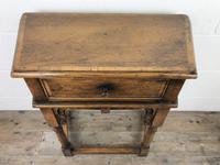 Vintage Oak Side Table with Drawer (9 of 11) Vintage Oak Side Table with Drawer (9 of 11)