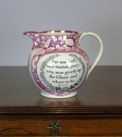 19th Century Sunderland Pink Lustre Jug Sailors Farewell (2 of 9) 19th Century Sunderland Pink Lustre Jug Sailors Farewell (2 of 9)