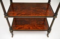 Antique Amboyna & Ebony Etagere Side Table (10 of 13) Antique Amboyna & Ebony Etagere Side Table (10 of 13)