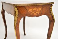 Antique Victorian Inlaid Rosewood Console Table (7 of 10) Antique Victorian Inlaid Rosewood Console Table (7 of 10)