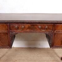 Carved Walnut Writing Desk (10 of 12) Carved Walnut Writing Desk (10 of 12)