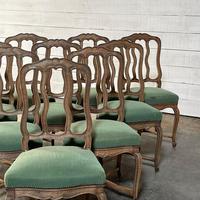 Set of 10 French Bleached Oak Farmhouse Dining Chairs (9 of 16) Set of 10 French Bleached Oak Farmhouse Dining Chairs (9 of 16)