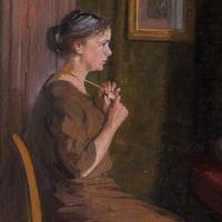 Robert Panitsch, Interior Scene with Pensive Woman (10 of 10) Robert Panitsch, Interior Scene with Pensive Woman (10 of 10)